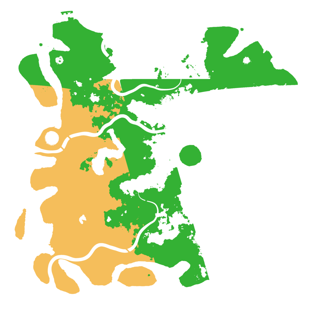 Biome Rust Map: Procedural Map, Size: 4000, Seed: 1050659702