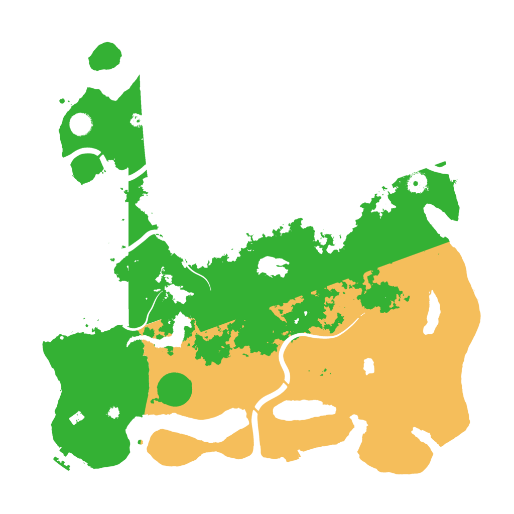 Biome Rust Map: Procedural Map, Size: 4000, Seed: 738283826