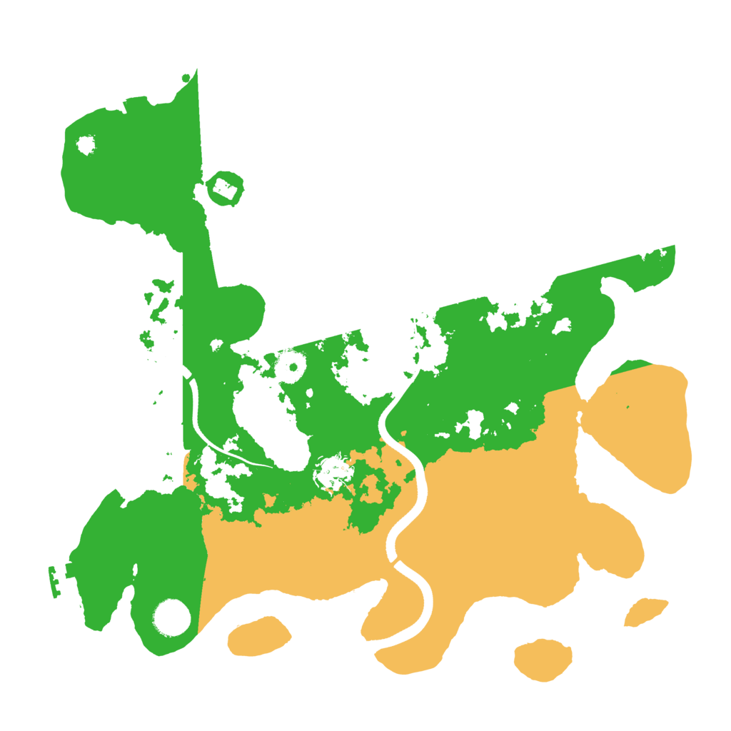 Biome Rust Map: Procedural Map, Size: 3500, Seed: 816822039