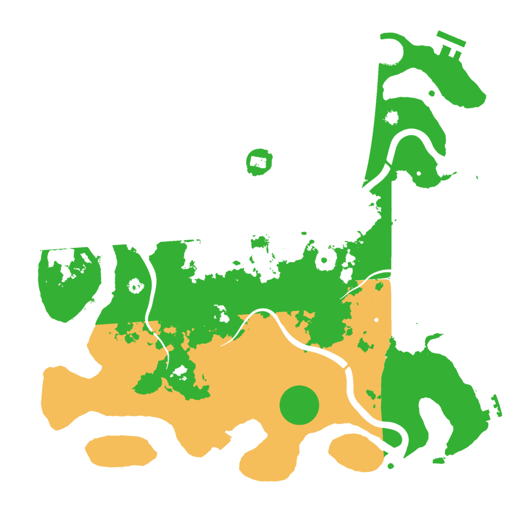 Biome Rust Map: Procedural Map, Size: 3500, Seed: 1320090628