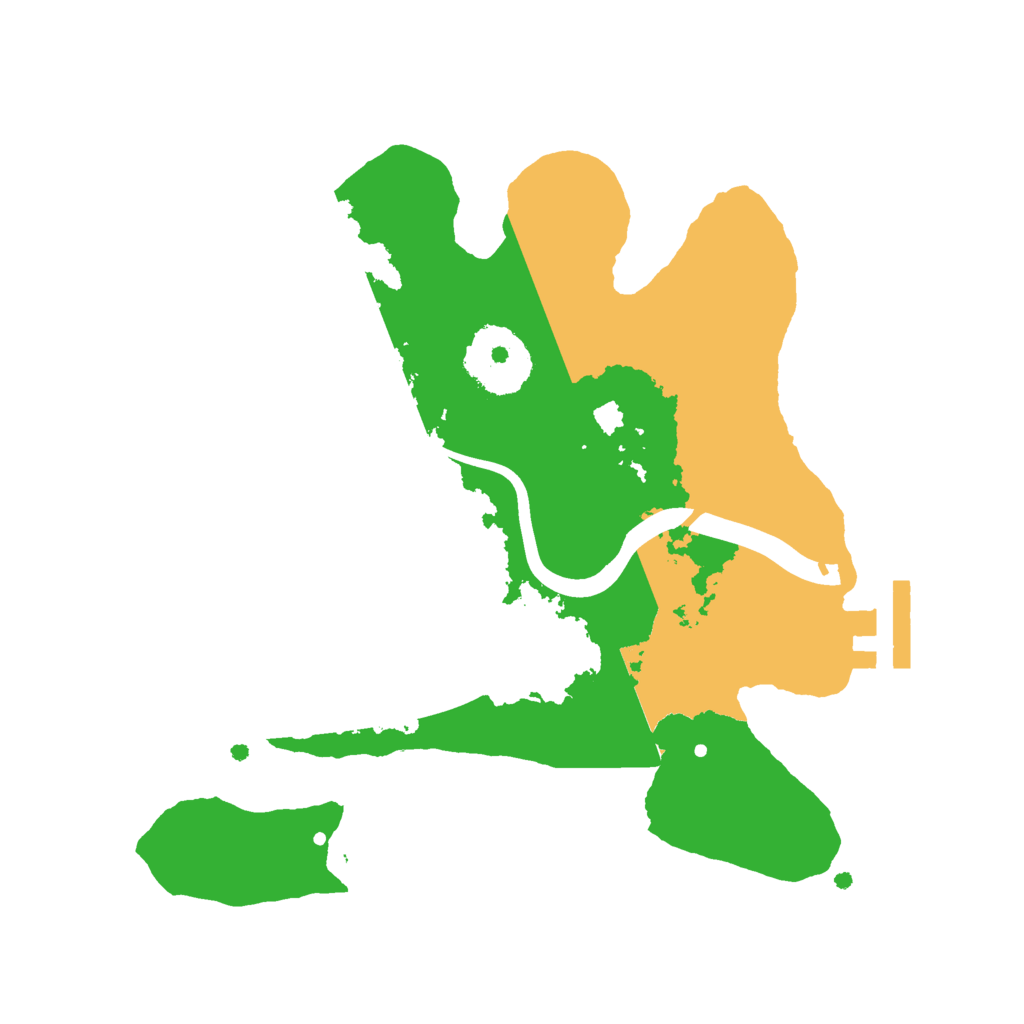 Biome Rust Map: Procedural Map, Size: 2350, Seed: 2045333312