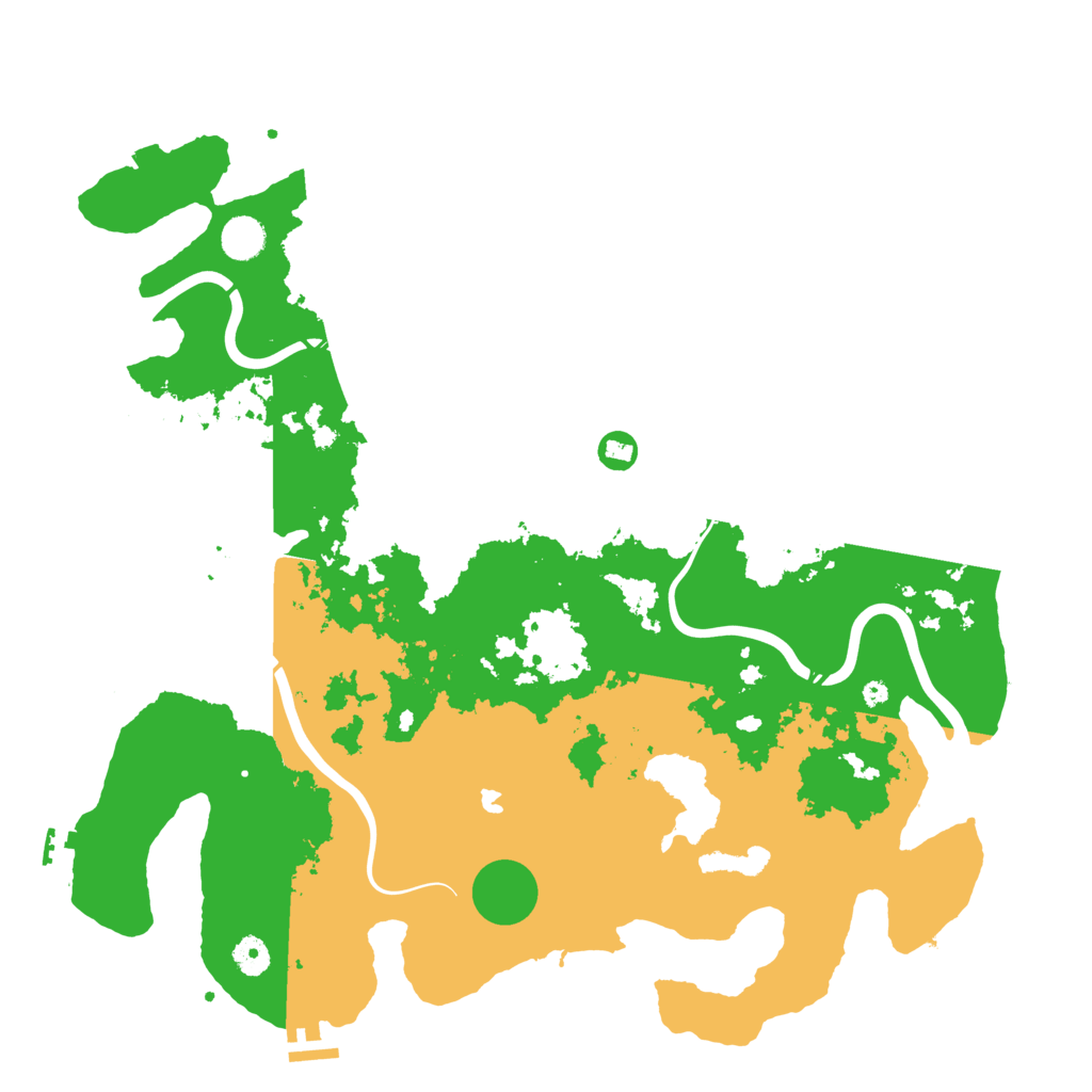 Biome Rust Map: Procedural Map, Size: 4400, Seed: 6539456