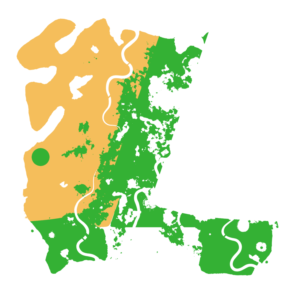 Biome Rust Map: Procedural Map, Size: 4500, Seed: 566581834