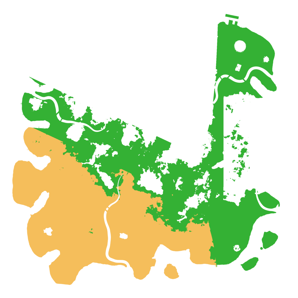 Biome Rust Map: Procedural Map, Size: 4500, Seed: 1500274746