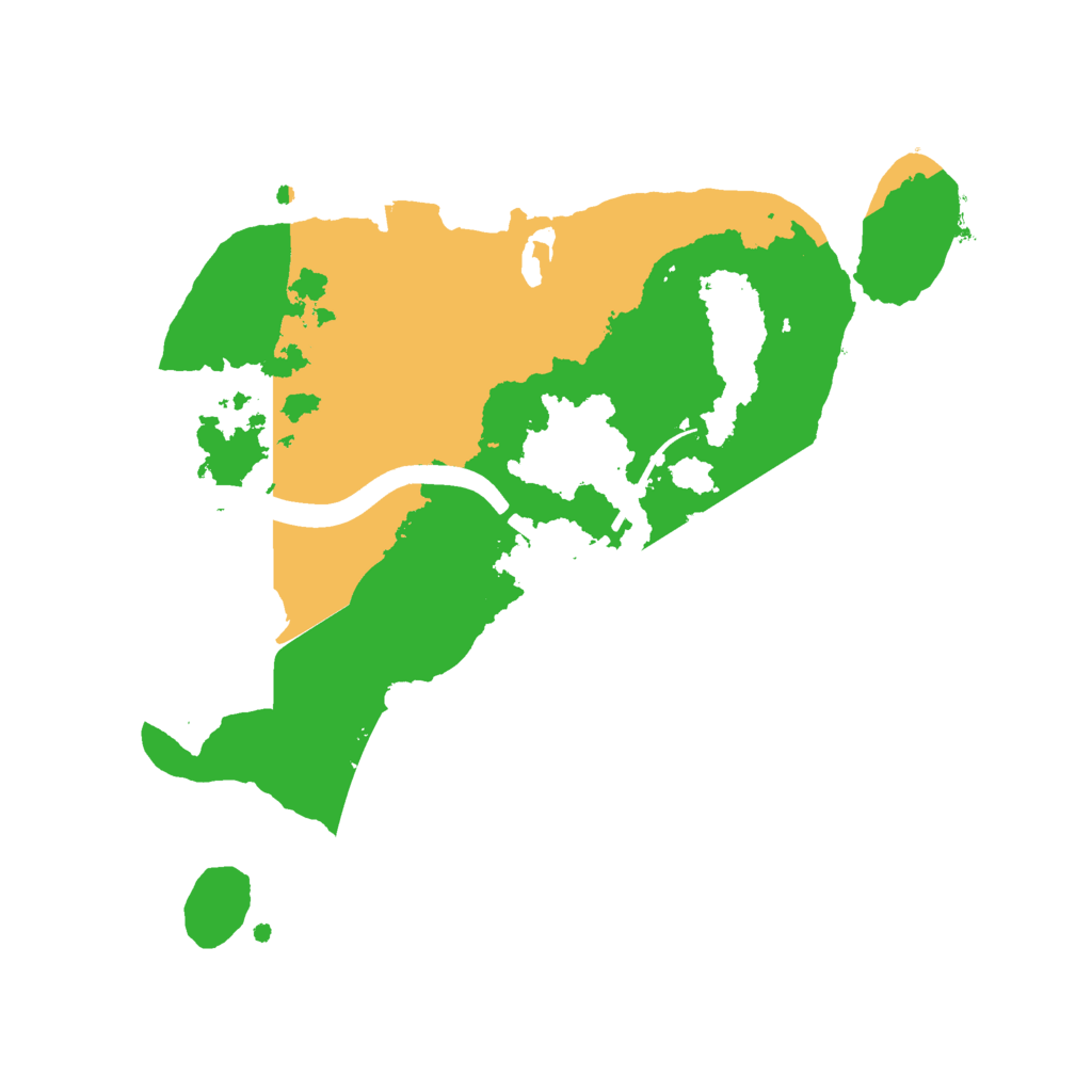 Biome Rust Map: Procedural Map, Size: 2350, Seed: 1480962307
