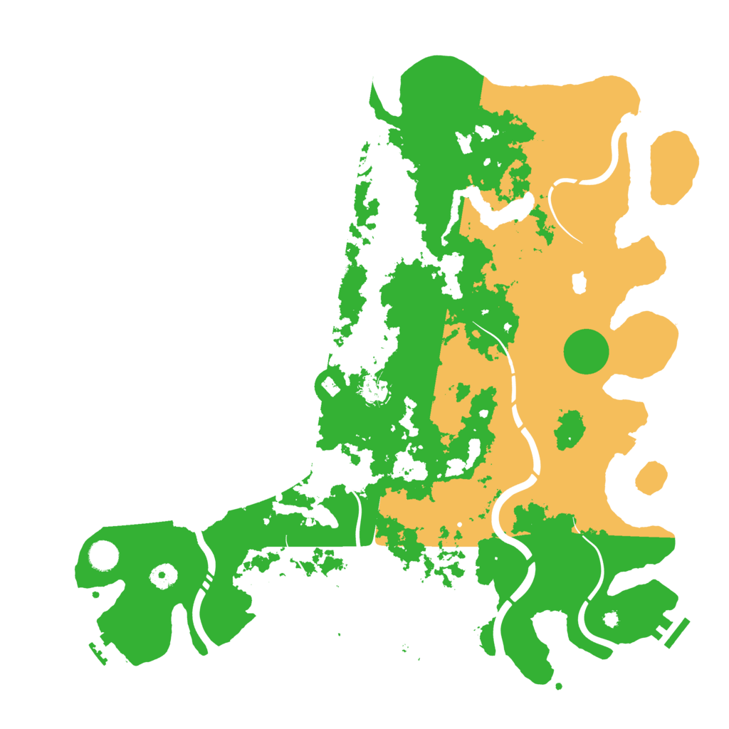 Biome Rust Map: Procedural Map, Size: 4250, Seed: 1690150581