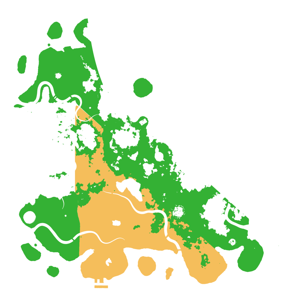 Biome Rust Map: Procedural Map, Size: 4500, Seed: 34567784