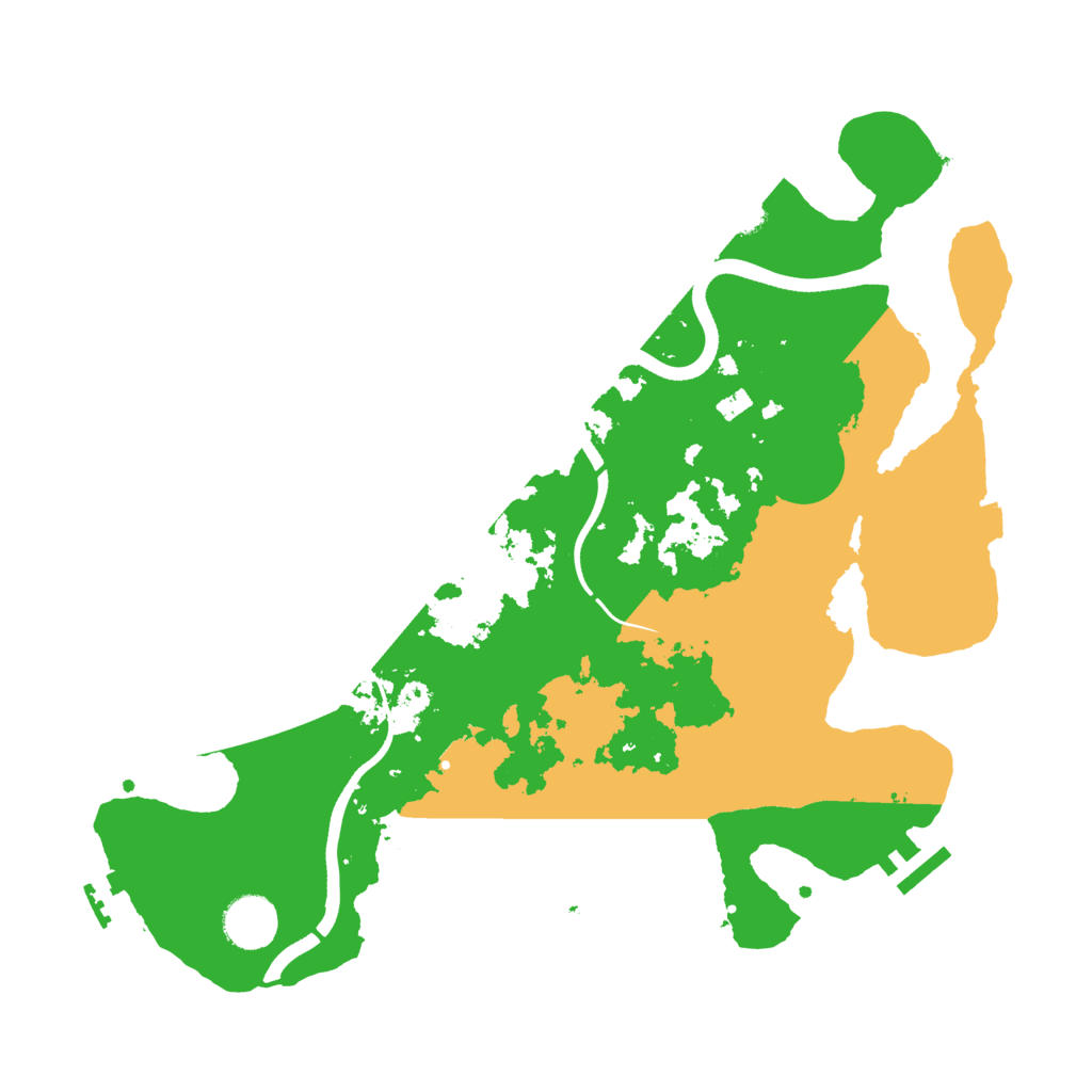 Biome Rust Map: Procedural Map, Size: 3550, Seed: 17