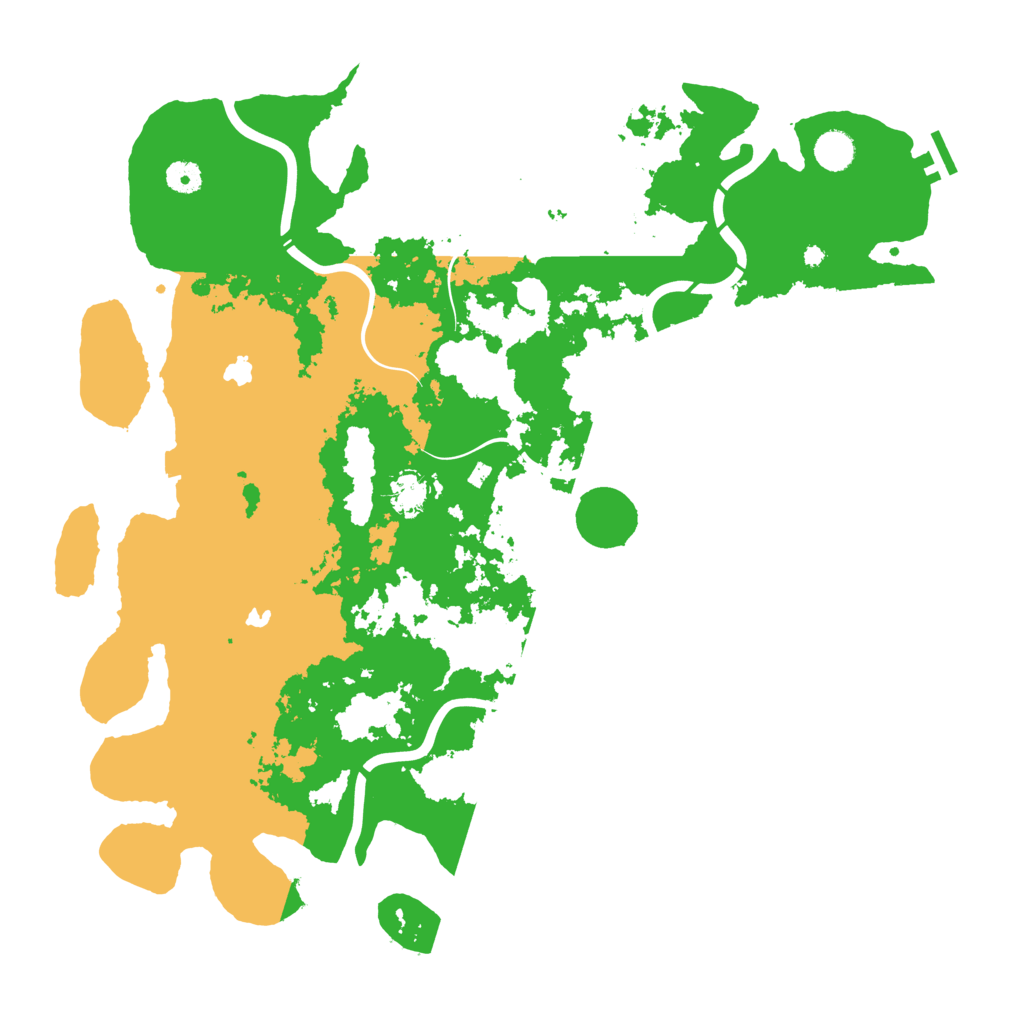 Biome Rust Map: Procedural Map, Size: 4500, Seed: 469881939