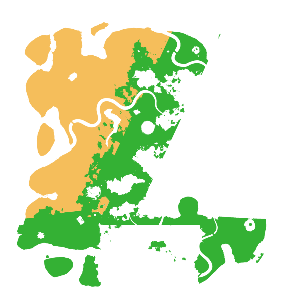 Biome Rust Map: Procedural Map, Size: 4000, Seed: 998177