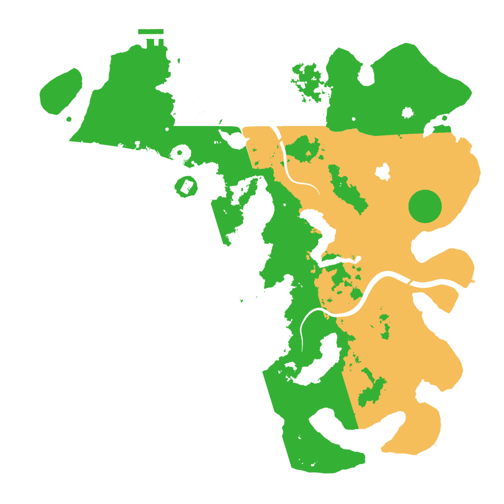 Biome Rust Map: Procedural Map, Size: 4000, Seed: 112182025