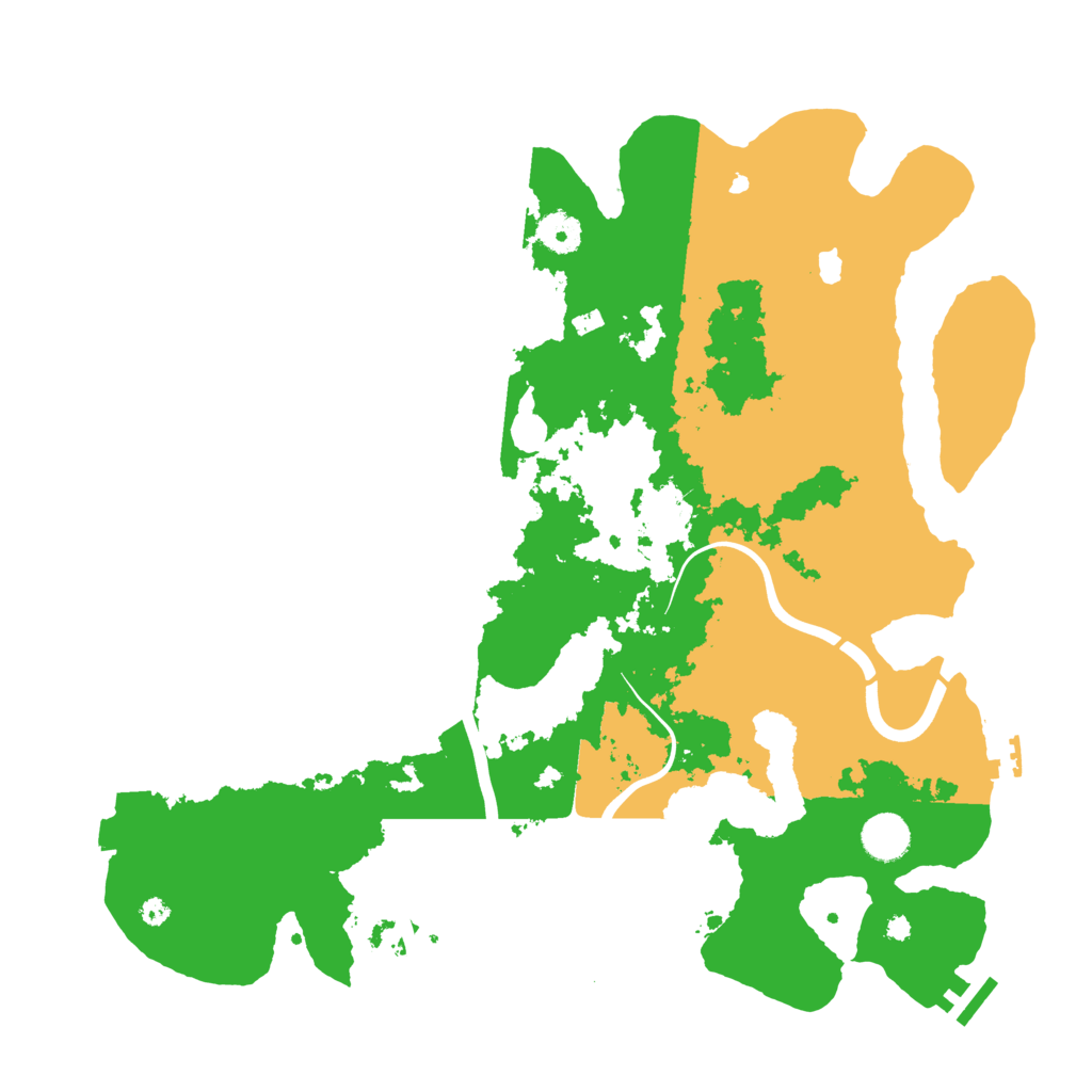 Biome Rust Map: Procedural Map, Size: 4000, Seed: 1657057841