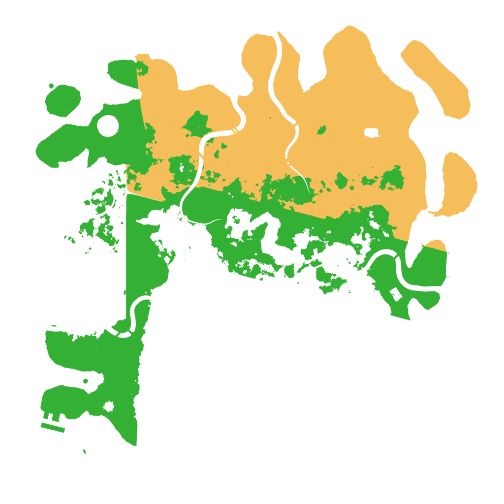 Biome Rust Map: Procedural Map, Size: 4250, Seed: 792448294