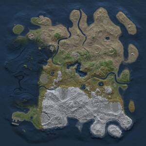 Thumbnail Rust Map: Procedural Map, Size: 4250, Seed: 792448294, 16 Monuments