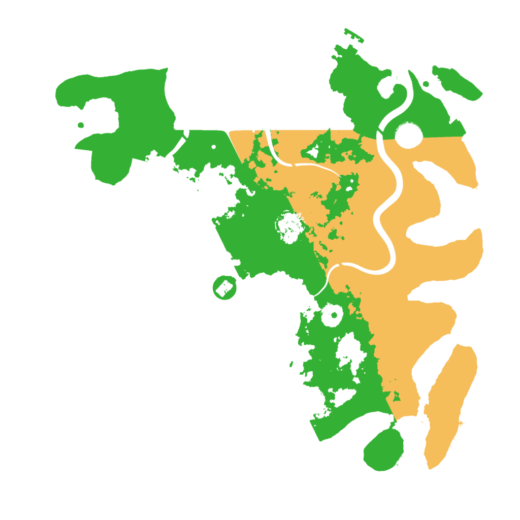 Biome Rust Map: Procedural Map, Size: 3500, Seed: 2140704838