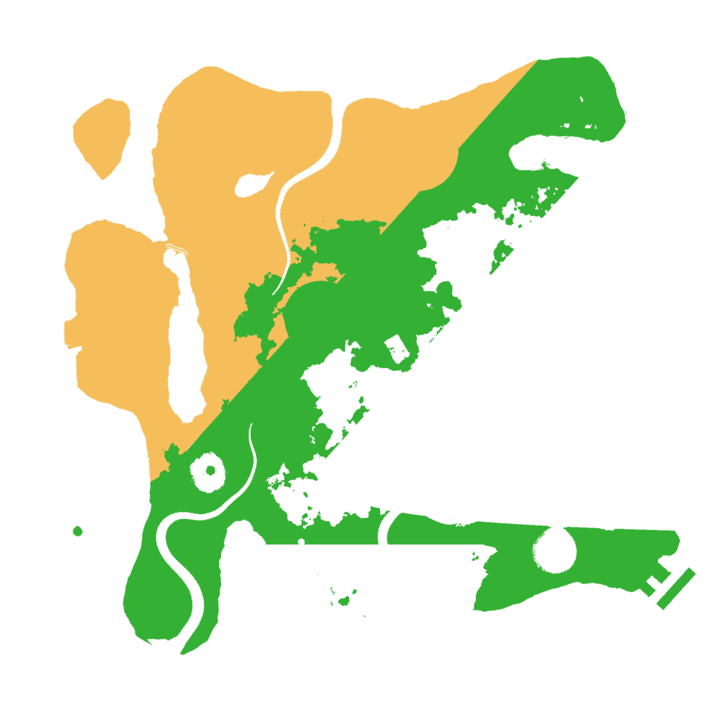 Biome Rust Map: Procedural Map, Size: 3000, Seed: 773915456
