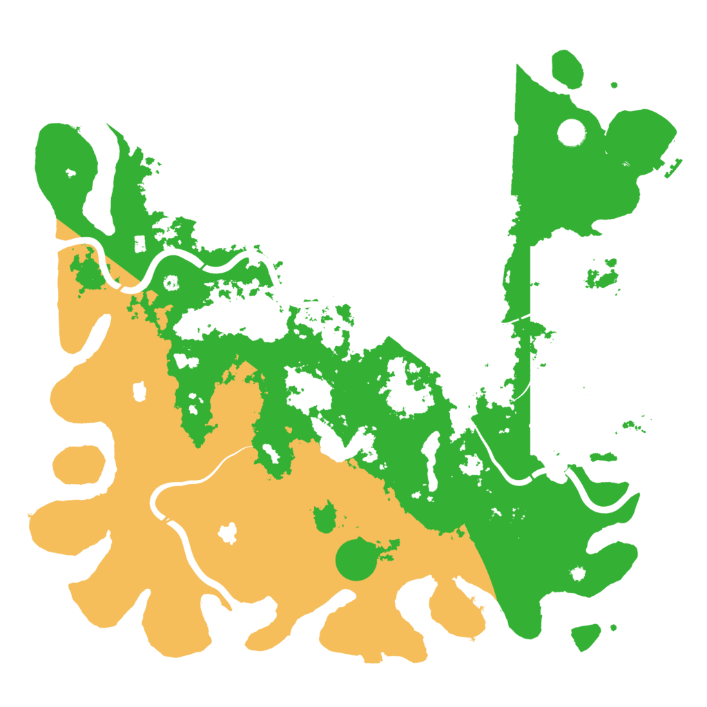 Biome Rust Map: Procedural Map, Size: 4500, Seed: 1158175017