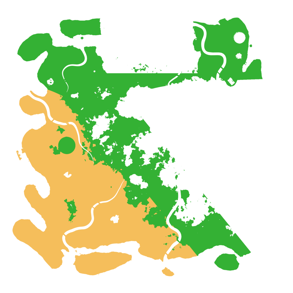 Biome Rust Map: Procedural Map, Size: 4500, Seed: 332569144