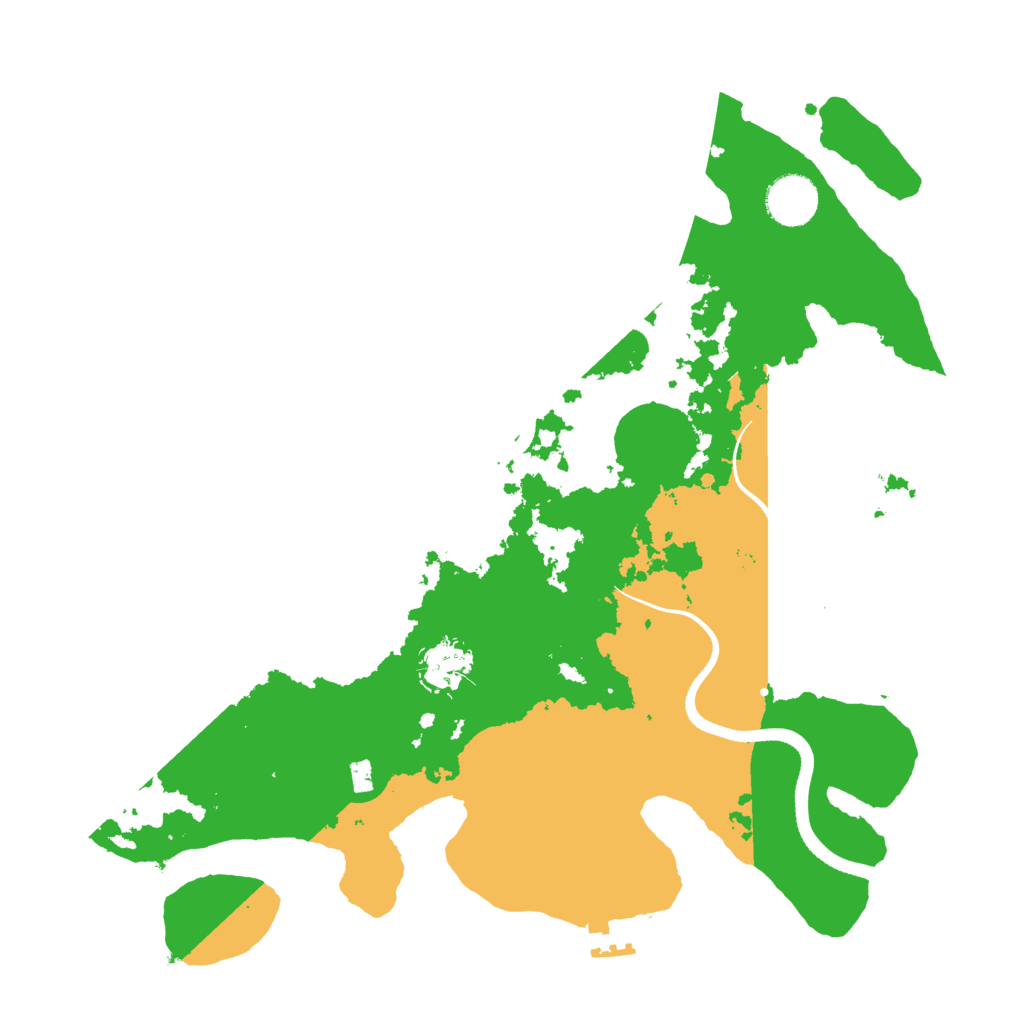 Biome Rust Map: Procedural Map, Size: 3500, Seed: 983240036