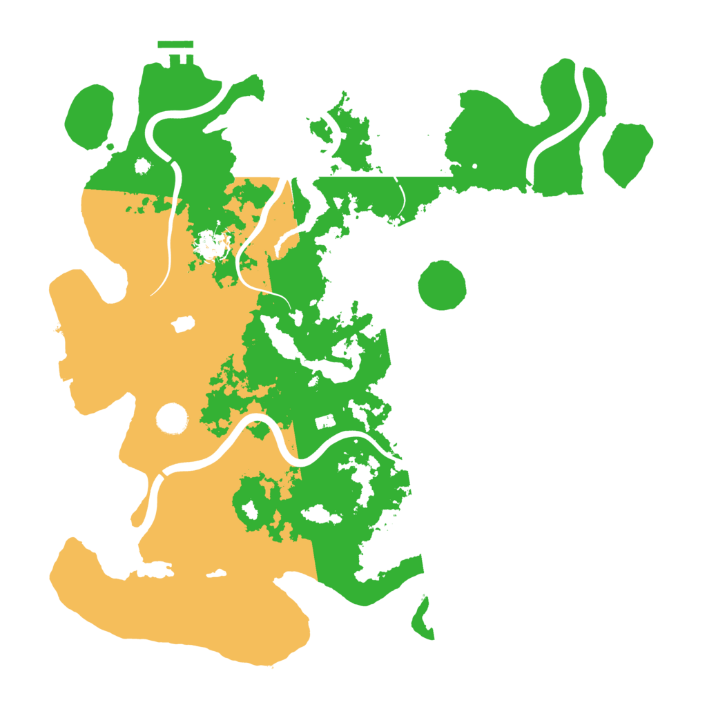 Biome Rust Map: Procedural Map, Size: 4000, Seed: 1957579164