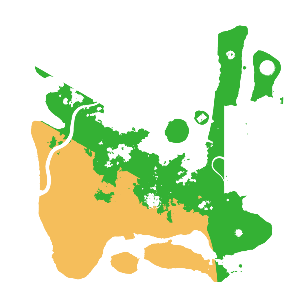 Biome Rust Map: Procedural Map, Size: 3500, Seed: 841245987