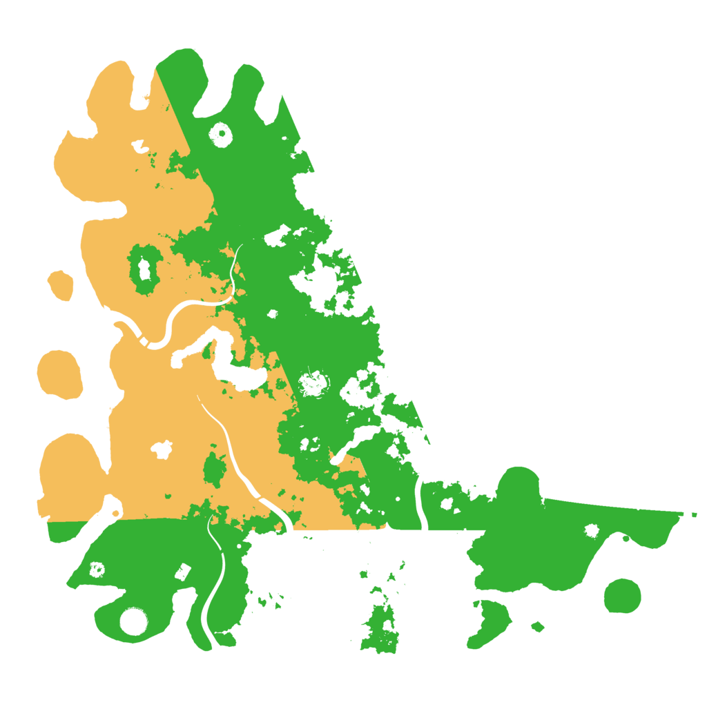 Biome Rust Map: Procedural Map, Size: 4500, Seed: 2000244292