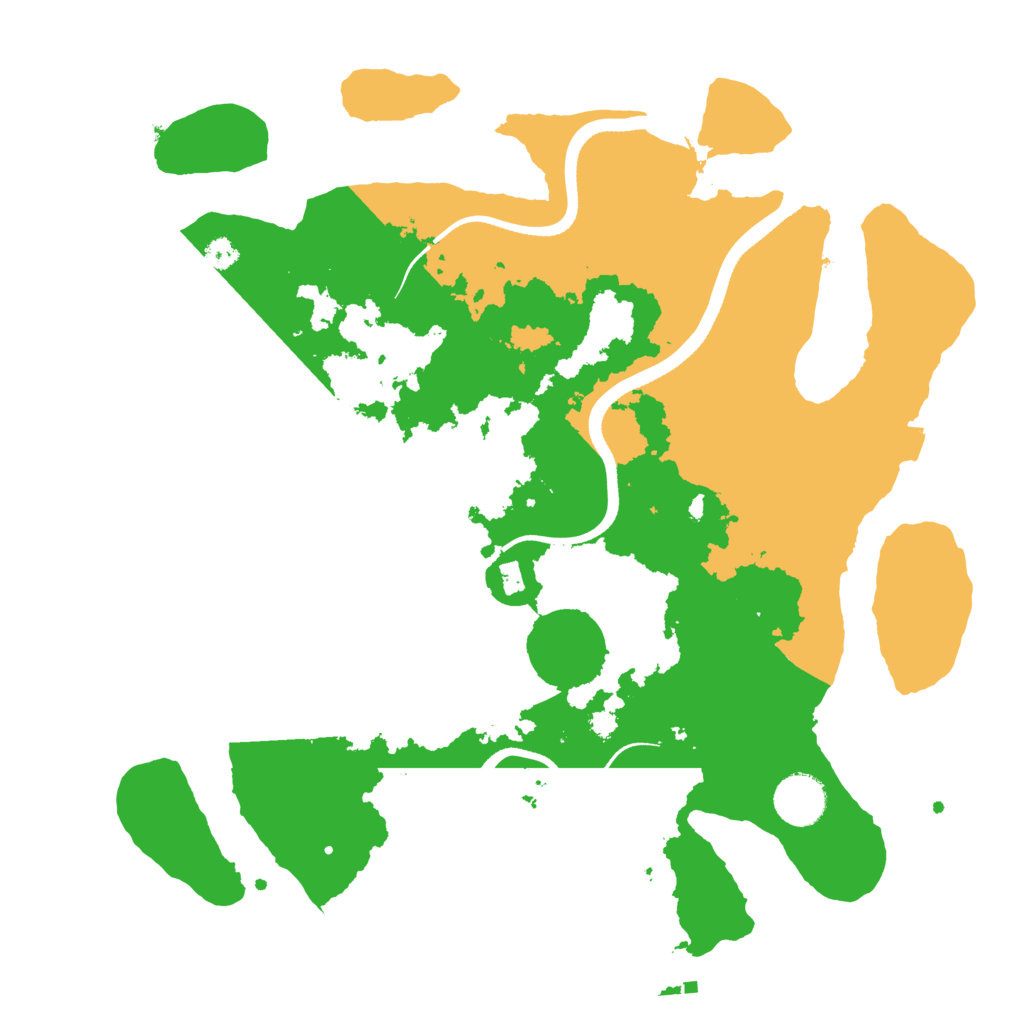 Biome Rust Map: Procedural Map, Size: 3500, Seed: 65412310