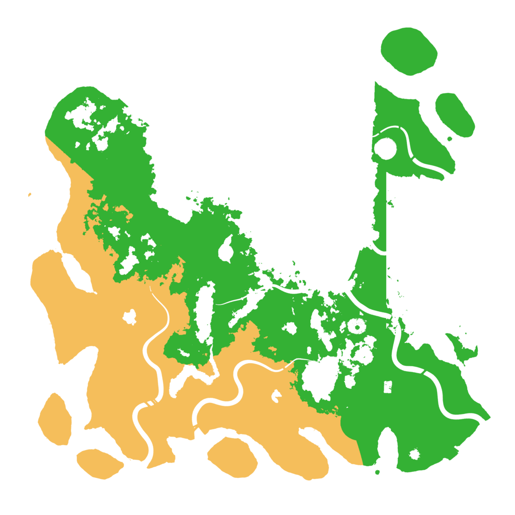 Biome Rust Map: Procedural Map, Size: 4500, Seed: 251219
