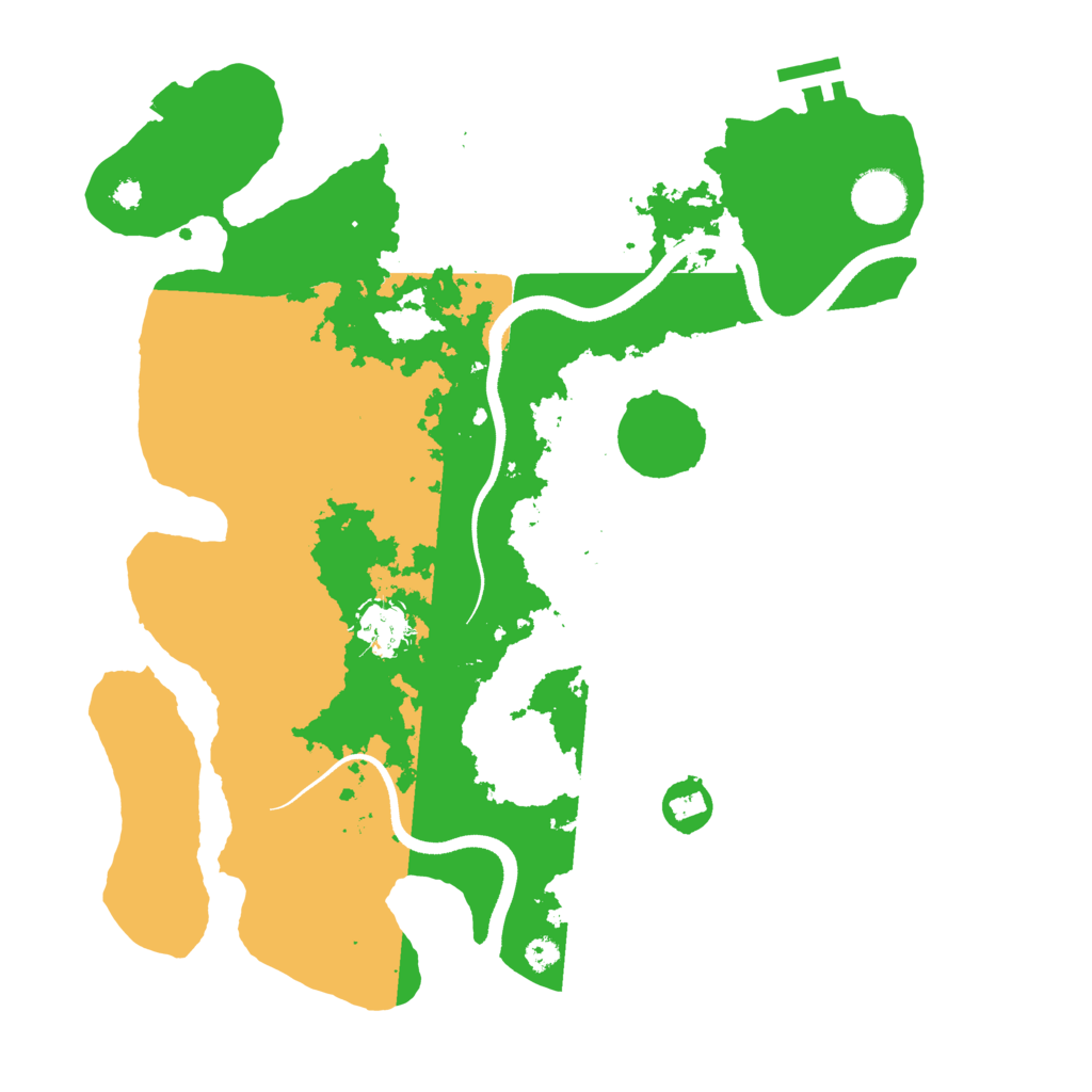 Biome Rust Map: Procedural Map, Size: 3500, Seed: 51819032