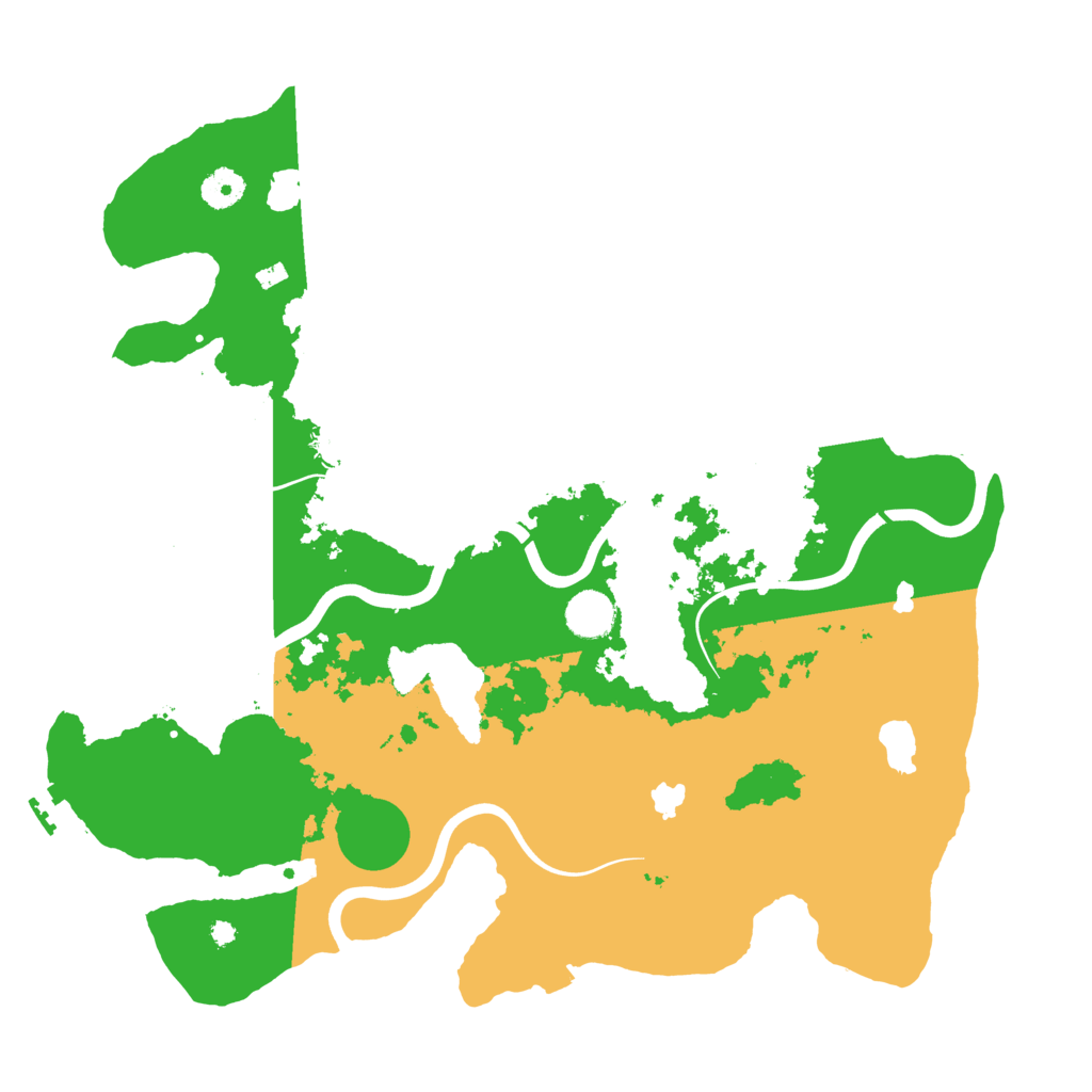 Biome Rust Map: Procedural Map, Size: 4000, Seed: 12251225