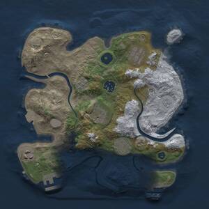 Thumbnail Rust Map: Procedural Map, Size: 2800, Seed: 153429834, 12 Monuments
