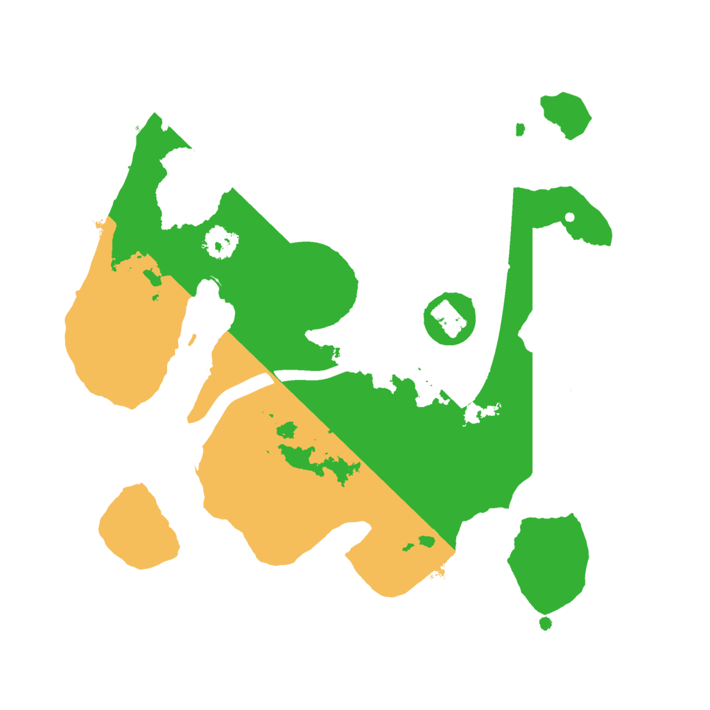 Biome Rust Map: Procedural Map, Size: 2200, Seed: 1154157429