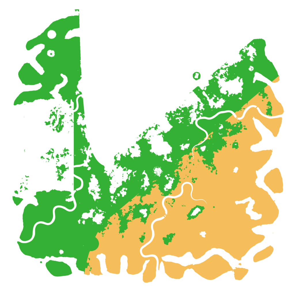 Biome Rust Map: Procedural Map, Size: 6000, Seed: 2000244293