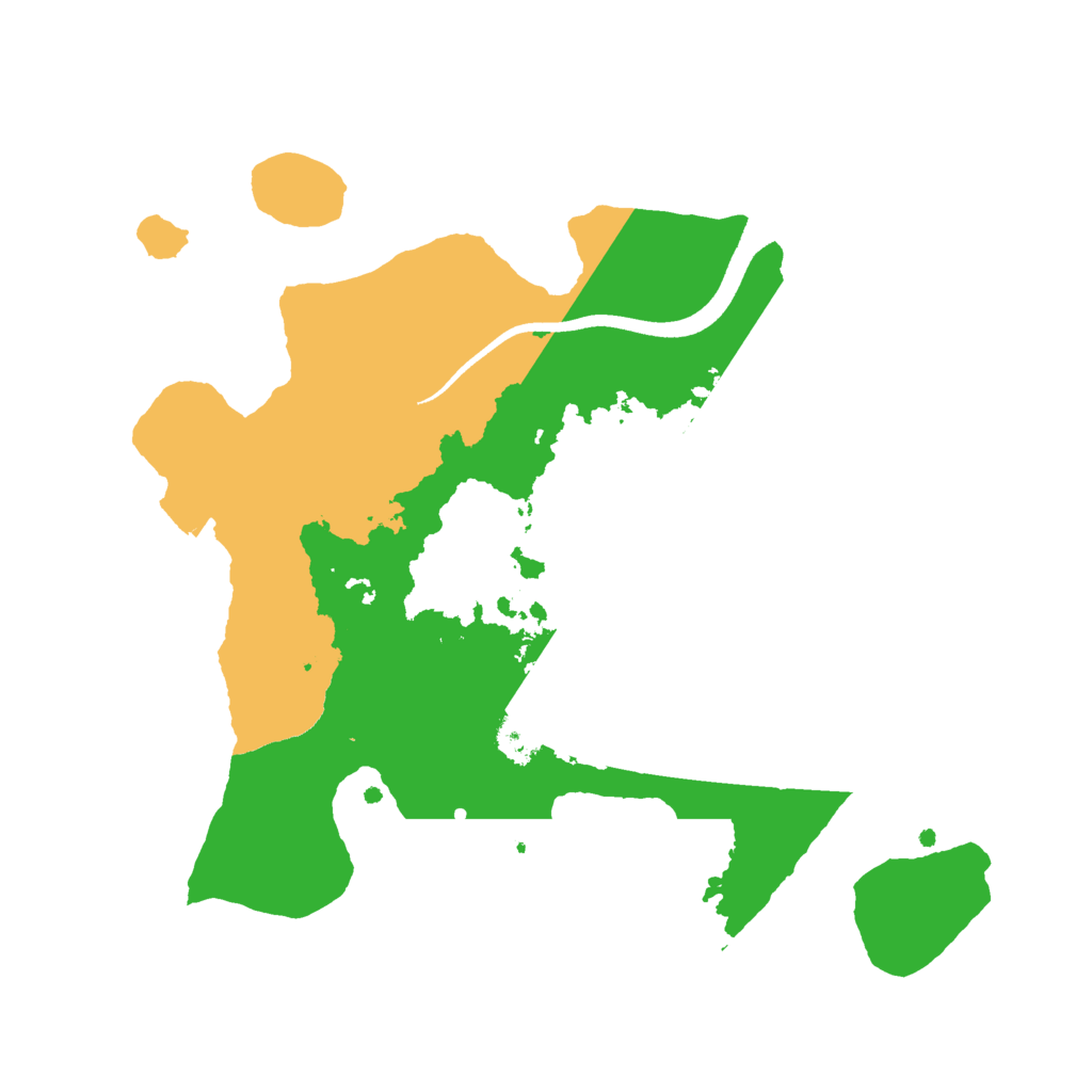 Biome Rust Map: Procedural Map, Size: 2500, Seed: 1328559031