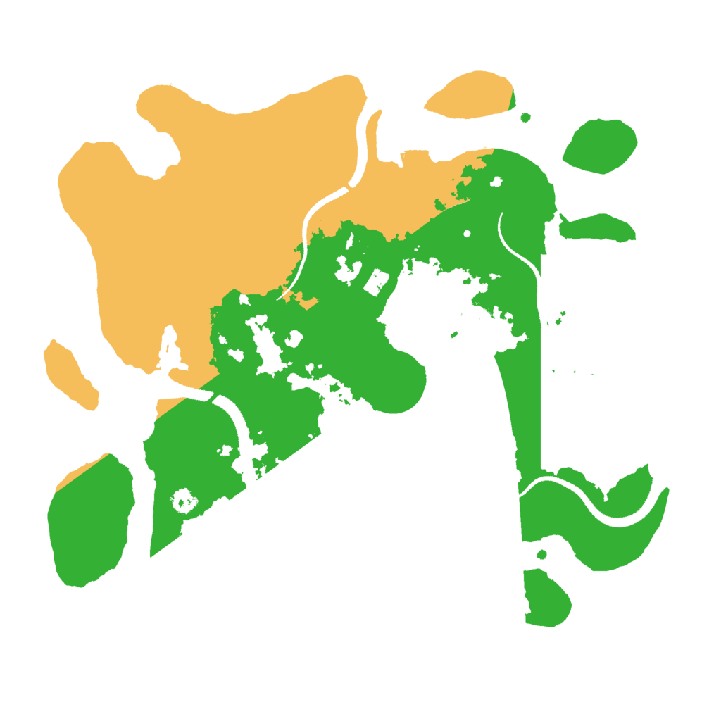 Biome Rust Map: Procedural Map, Size: 3000, Seed: 316707