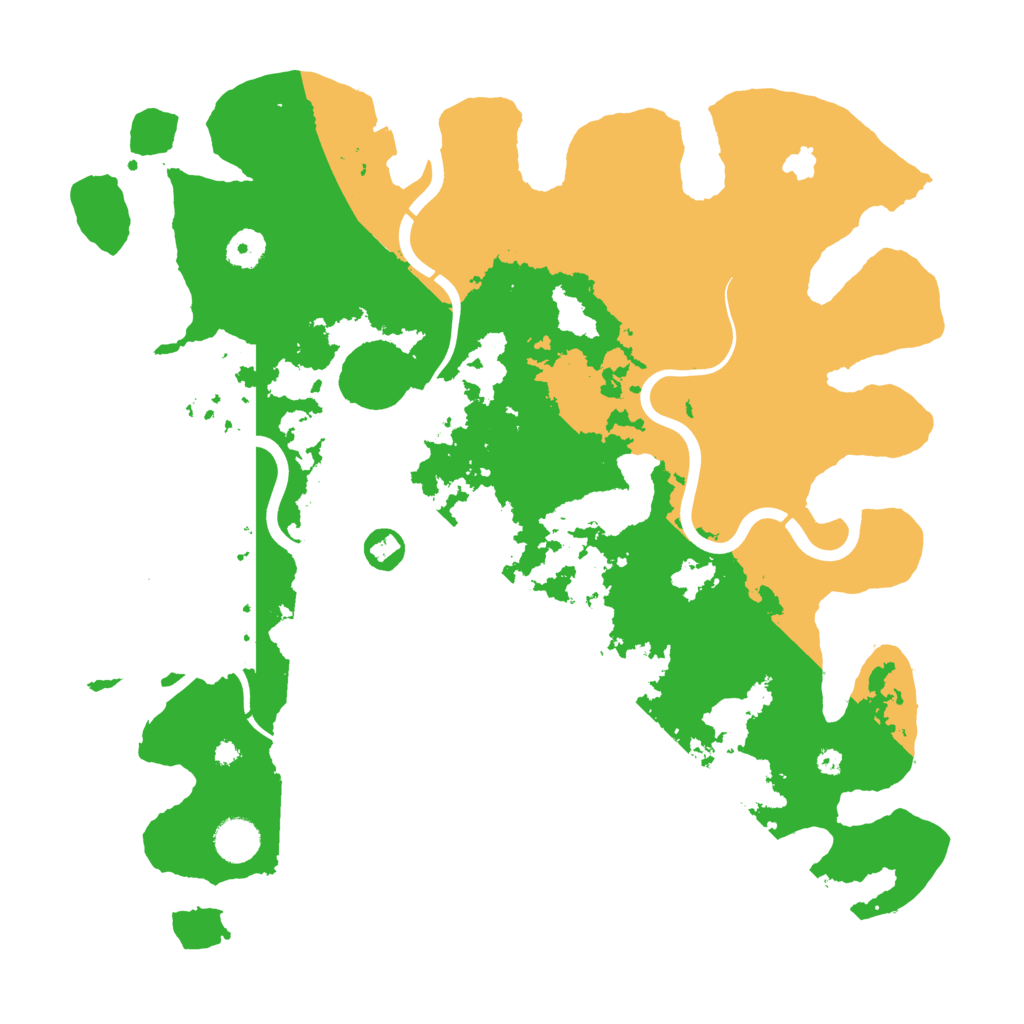 Biome Rust Map: Procedural Map, Size: 4000, Seed: 666999