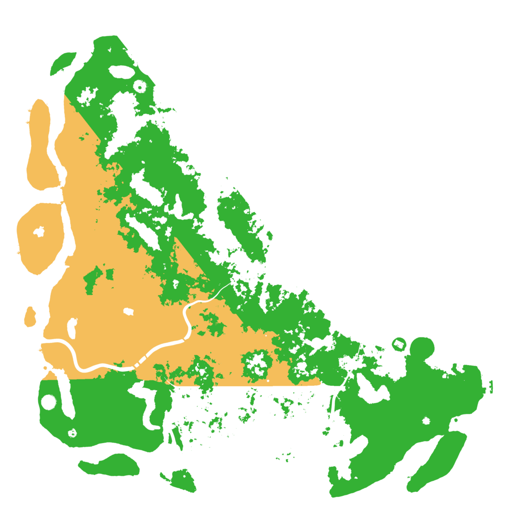 Biome Rust Map: Procedural Map, Size: 6000, Seed: 110824958