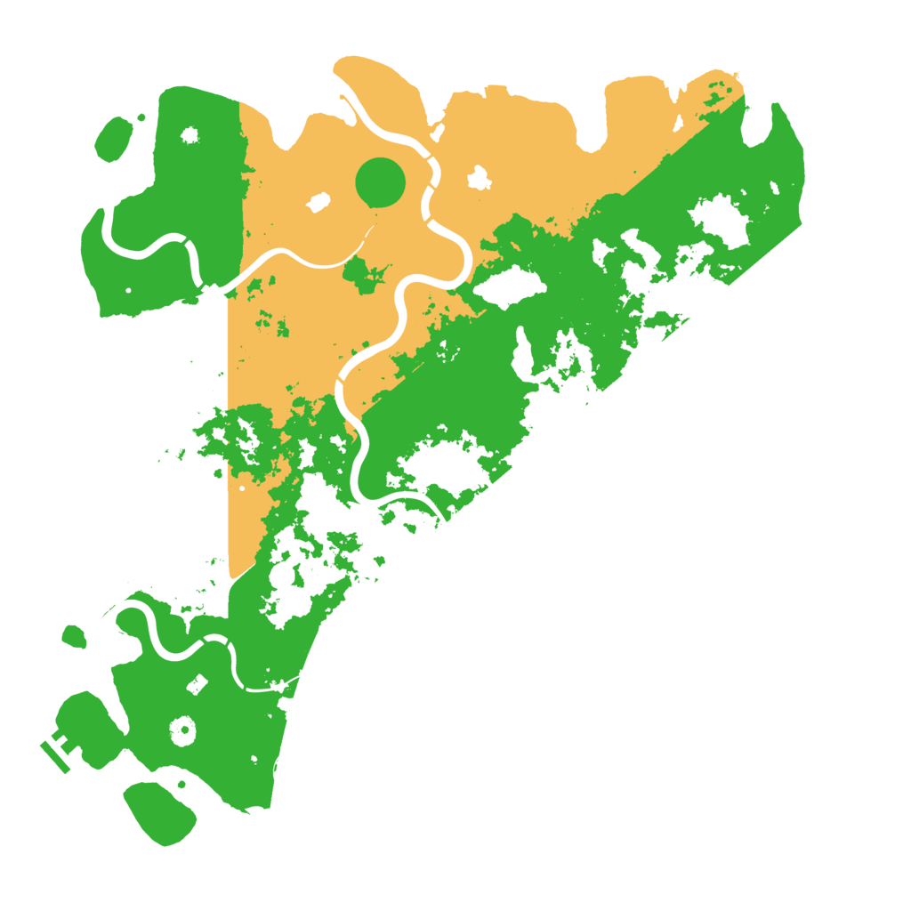 Biome Rust Map: Procedural Map, Size: 4800, Seed: 1021145445