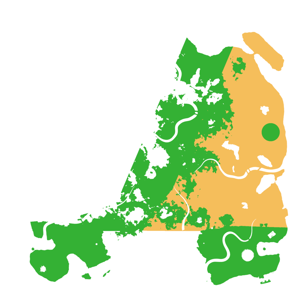 Biome Rust Map: Procedural Map, Size: 4500, Seed: 1962764132