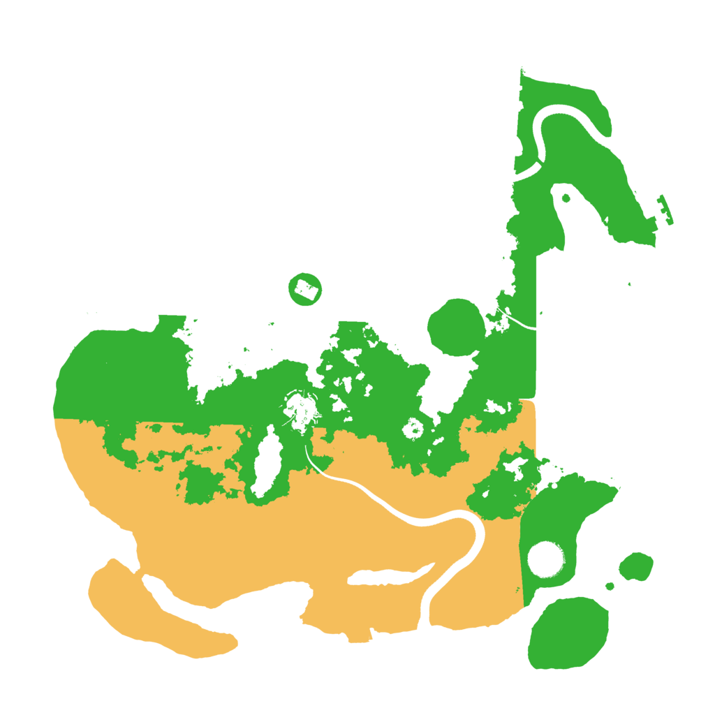 Biome Rust Map: Procedural Map, Size: 3500, Seed: 1713561252
