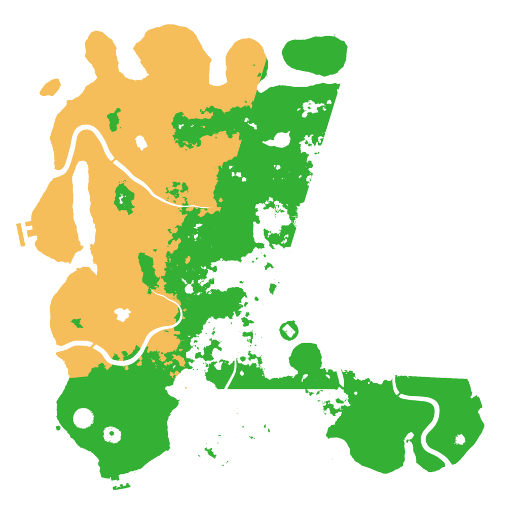 Biome Rust Map: Procedural Map, Size: 4500, Seed: 25849417