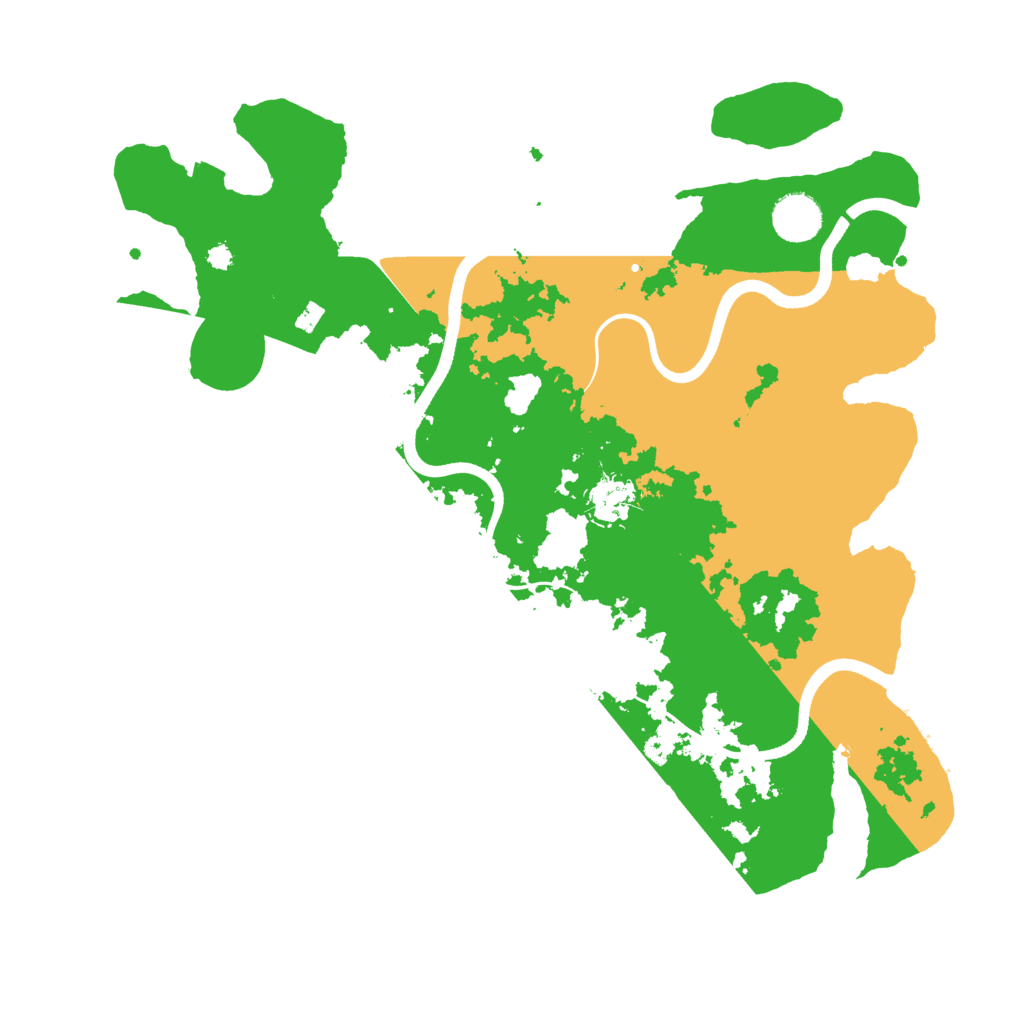 Biome Rust Map: Procedural Map, Size: 3700, Seed: 234956127