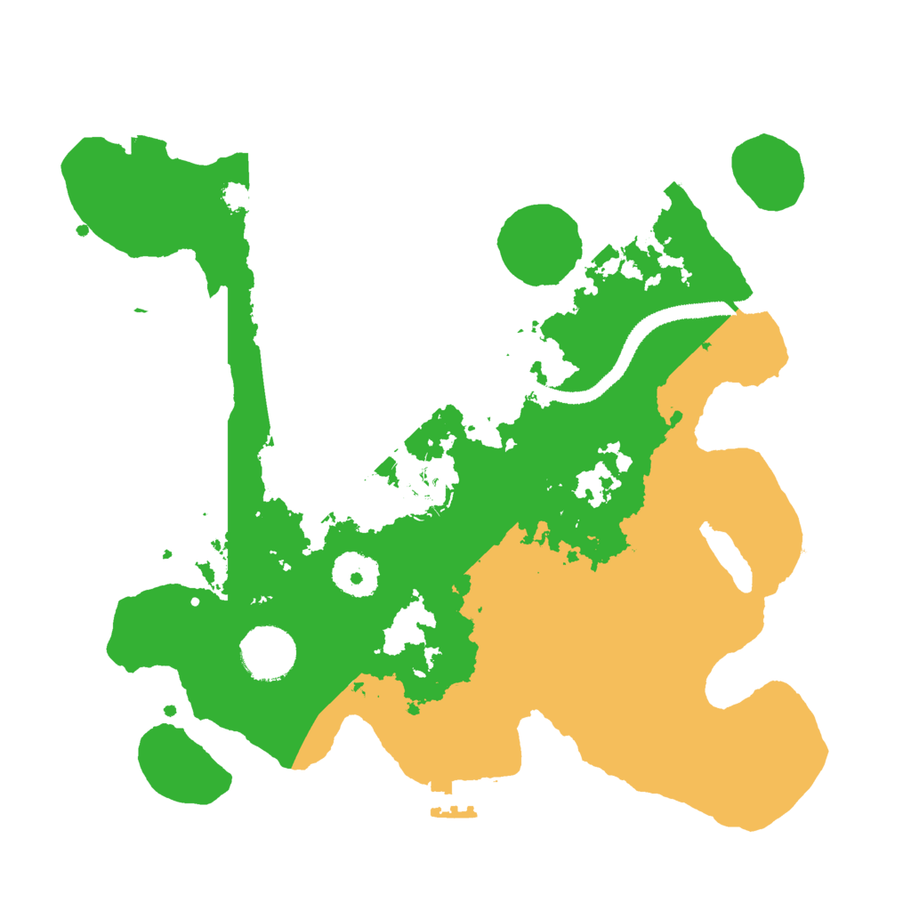 Biome Rust Map: Procedural Map, Size: 3000, Seed: 5462391