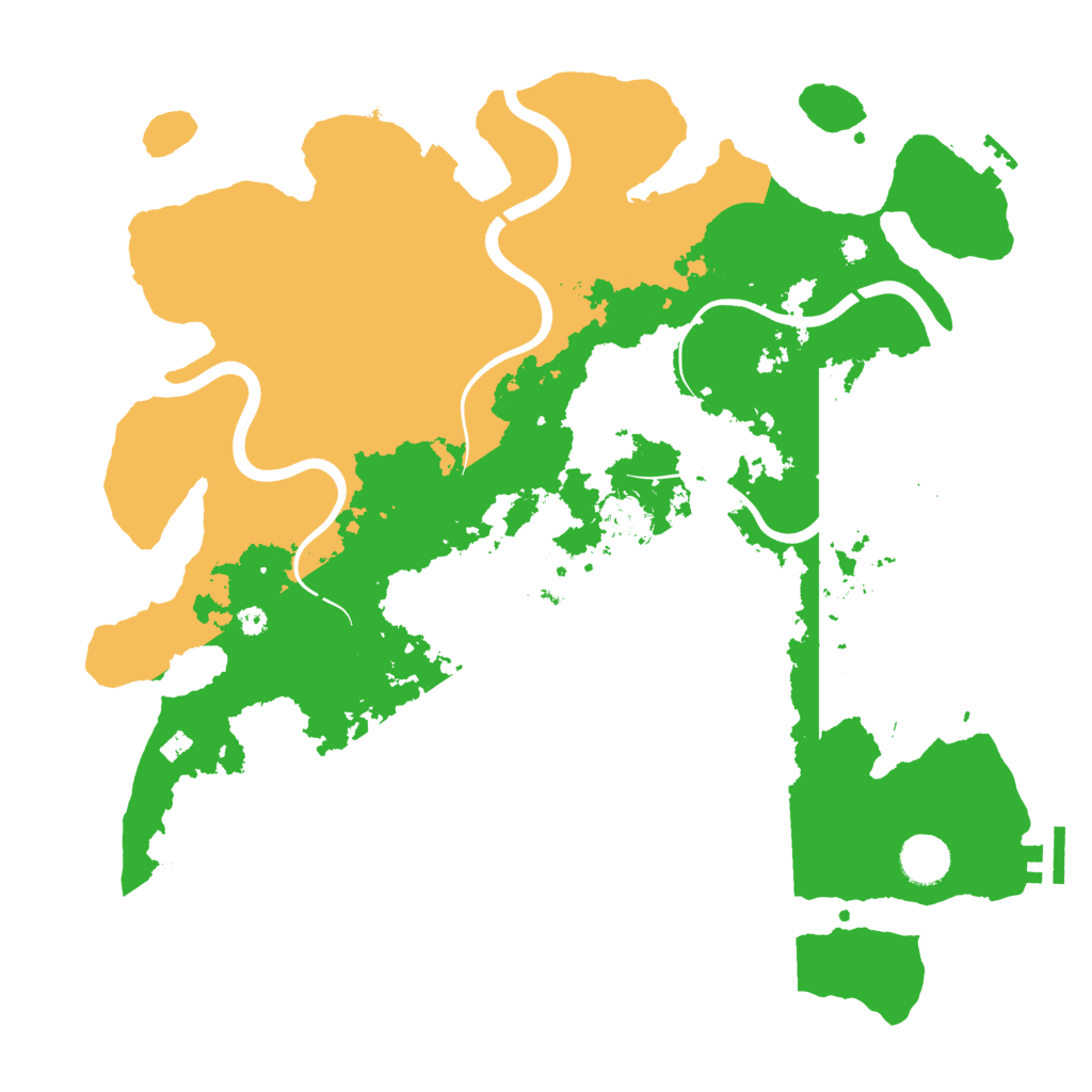 Biome Rust Map: Procedural Map, Size: 3850, Seed: 218007074