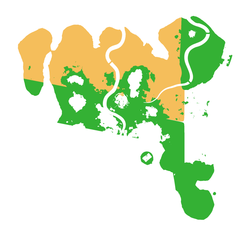 Biome Rust Map: Procedural Map, Size: 3113, Seed: 6738