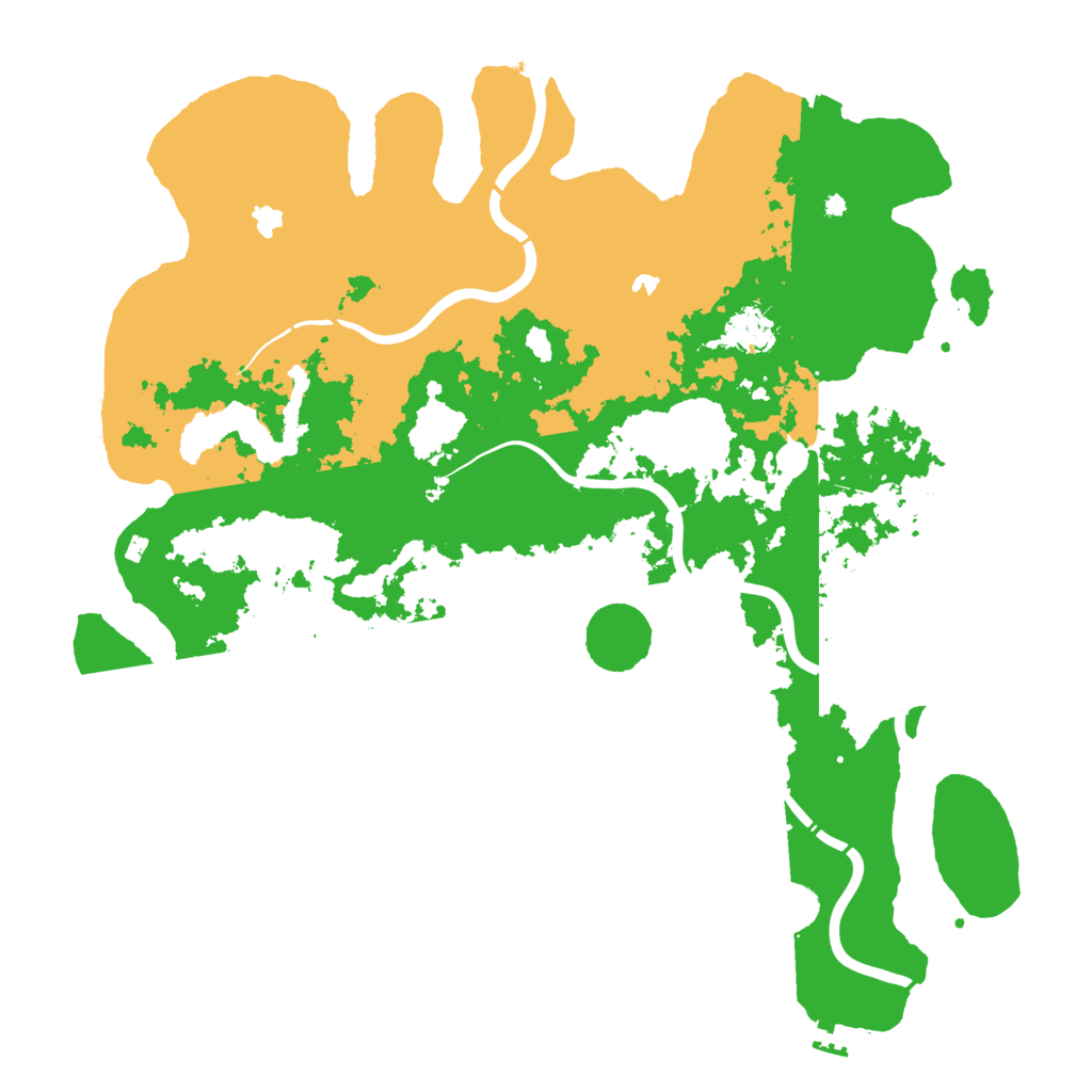 Biome Rust Map: Procedural Map, Size: 4500, Seed: 920324315