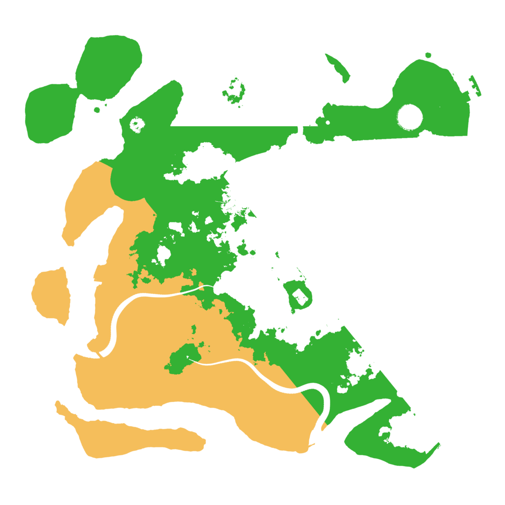Biome Rust Map: Procedural Map, Size: 3500, Seed: 1080551742