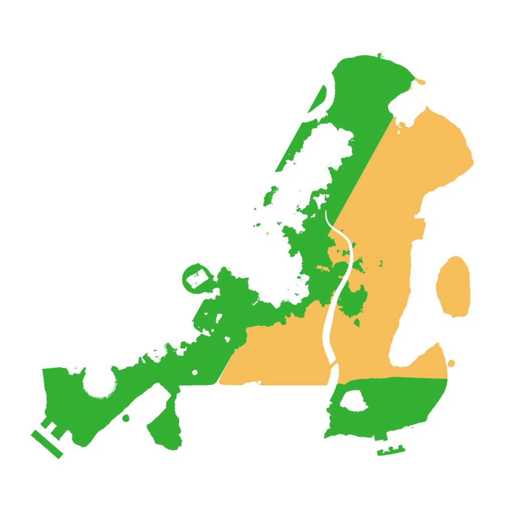 Biome Rust Map: Procedural Map, Size: 2800, Seed: 1806094162