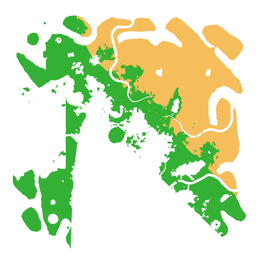 Biome Rust Map: Procedural Map, Size: 4500, Seed: 592513029