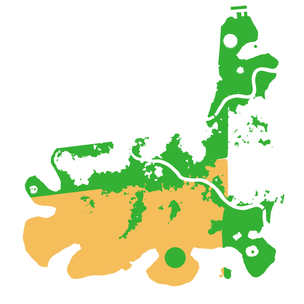 Biome Rust Map: Procedural Map, Size: 3850, Seed: 664949958